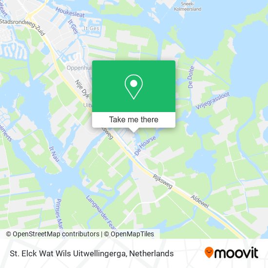 St. Elck Wat Wils Uitwellingerga map
