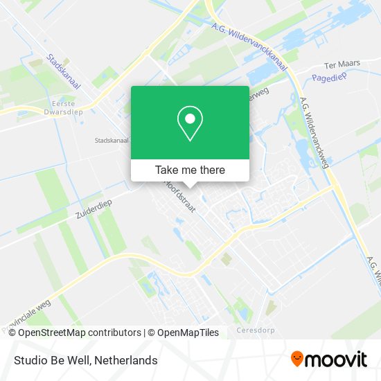 Studio Be Well map