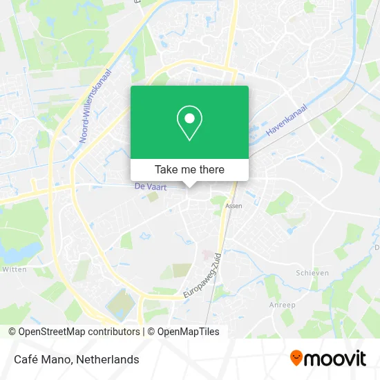 Café Mano map