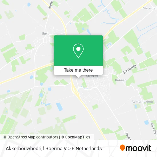 Akkerbouwbedrijf Boerma V.O.F map