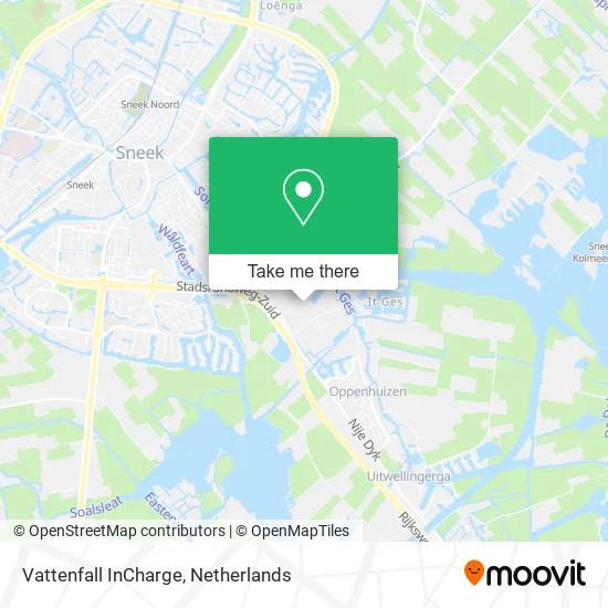 Vattenfall InCharge map