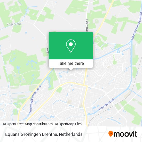 Equans Groningen Drenthe Karte