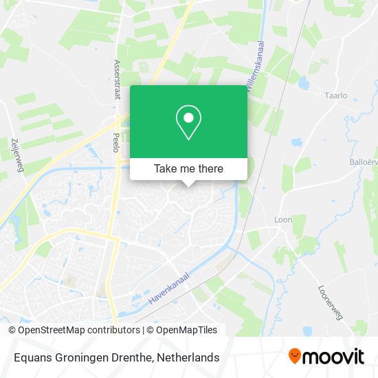 Equans Groningen Drenthe map