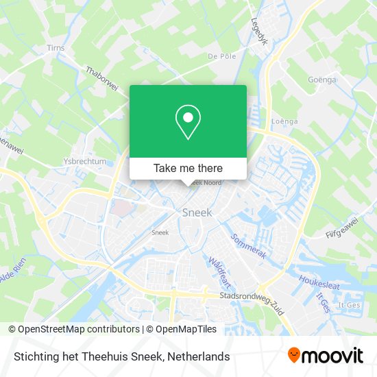 Stichting het Theehuis Sneek Karte