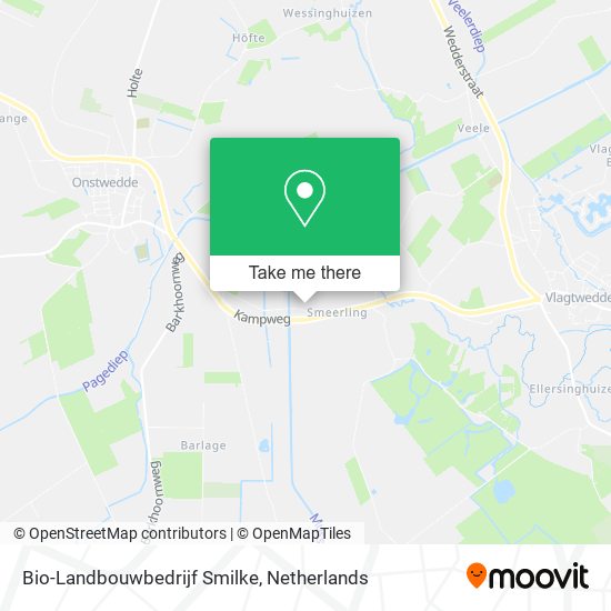 Bio-Landbouwbedrijf Smilke map