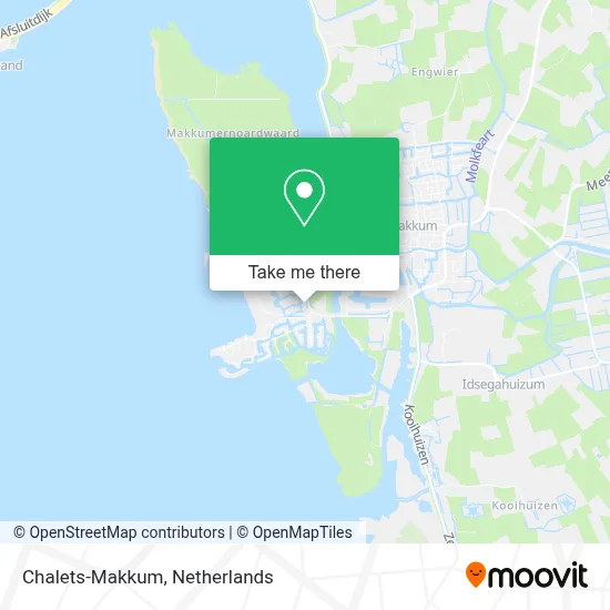 Chalets-Makkum map