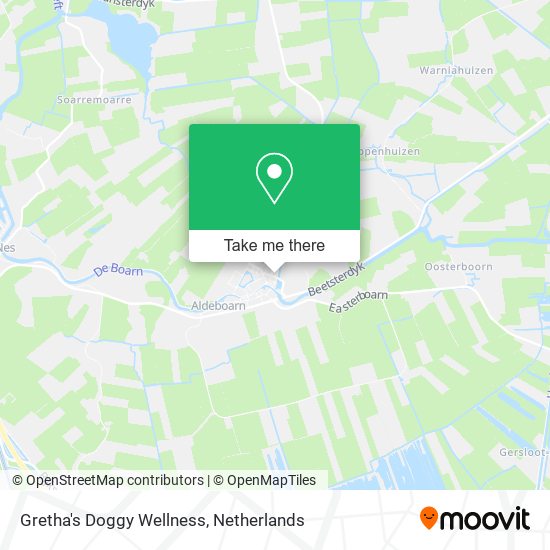 Gretha's Doggy Wellness map