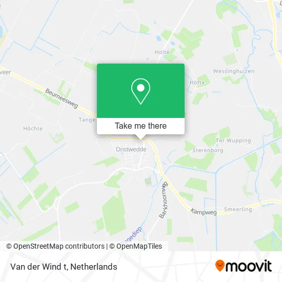 Van der Wind t map