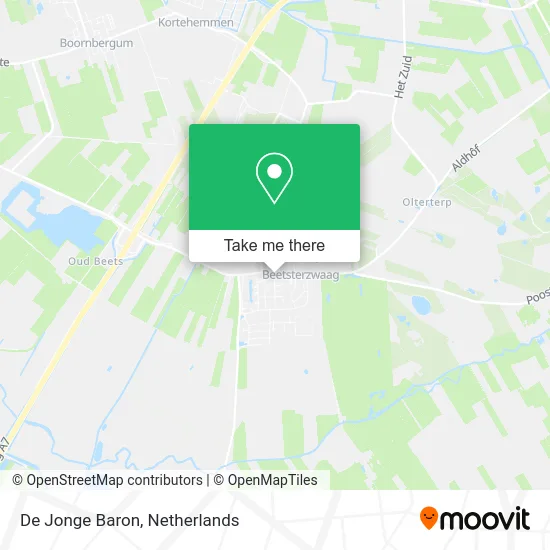 De Jonge Baron map