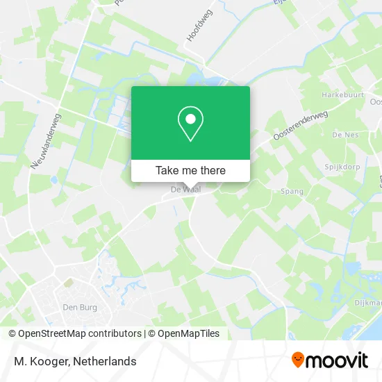M. Kooger Karte