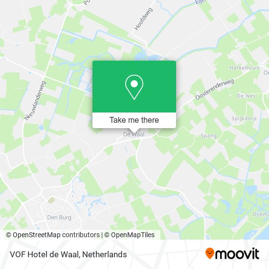 VOF Hotel de Waal map