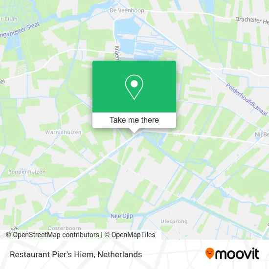 Restaurant Pier's Hiem map