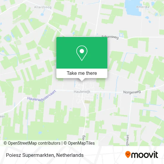 Poiesz Supermarkten map