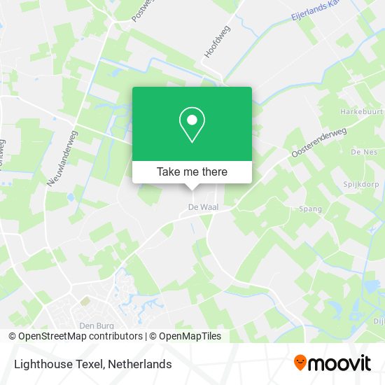 Lighthouse Texel map