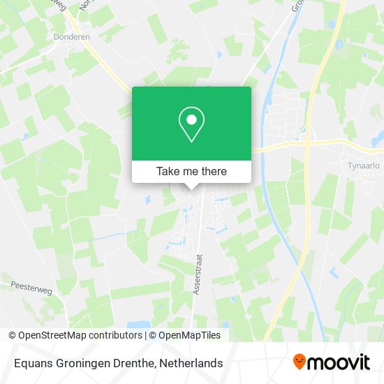 Equans Groningen Drenthe map
