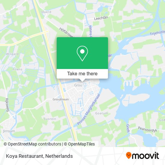 Koya Restaurant Karte