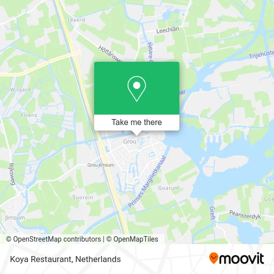 Koya Restaurant map