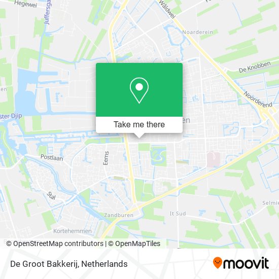 De Groot Bakkerij map