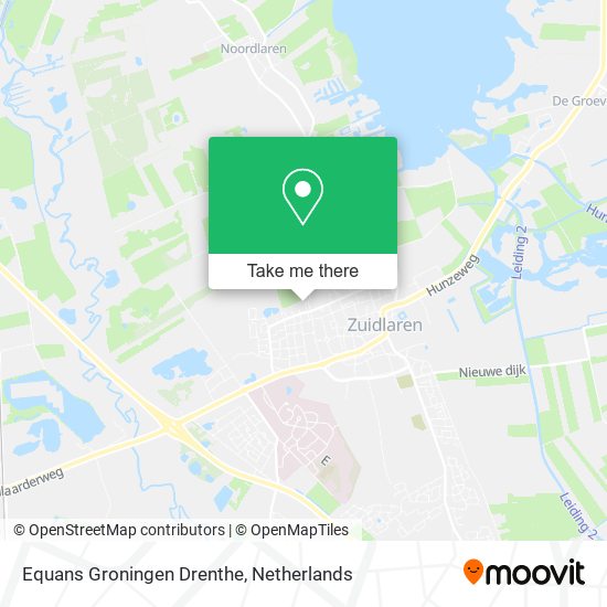 Equans Groningen Drenthe map