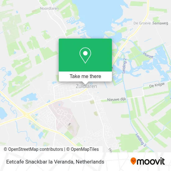 Eetcafe Snackbar la Veranda map