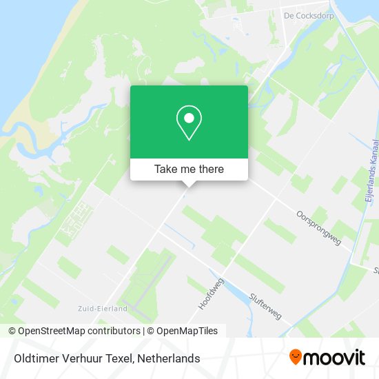 Oldtimer Verhuur Texel map