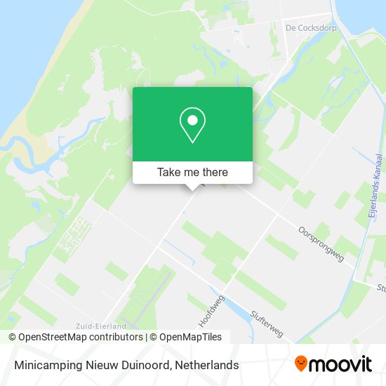 Minicamping Nieuw Duinoord map