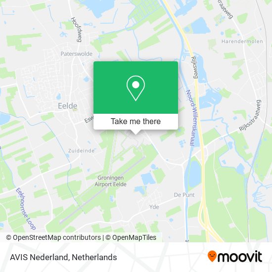 AVIS Nederland map