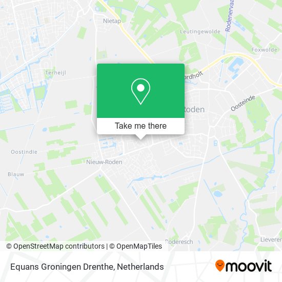 Equans Groningen Drenthe map