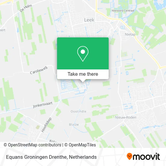 Equans Groningen Drenthe map