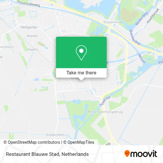 Restaurant Blauwe Stad map