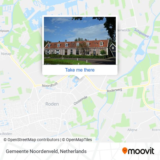 Gemeente Noordenveld map