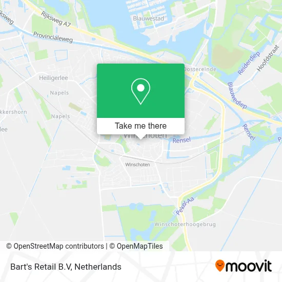 Bart's Retail B.V map