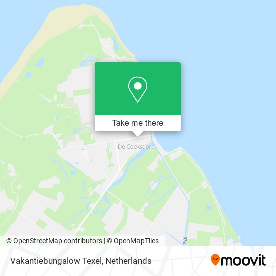 Vakantiebungalow Texel map