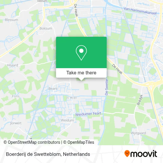 Boerderij de Swetteblom map