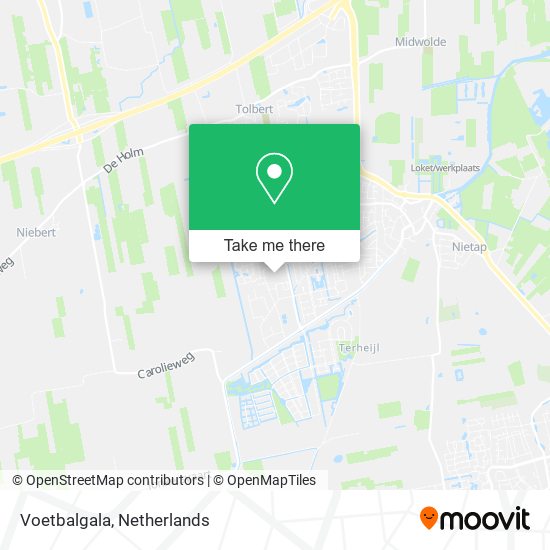 Voetbalgala map