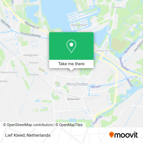 Lief Kleed map
