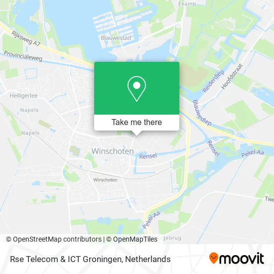 Rse Telecom & ICT Groningen Karte