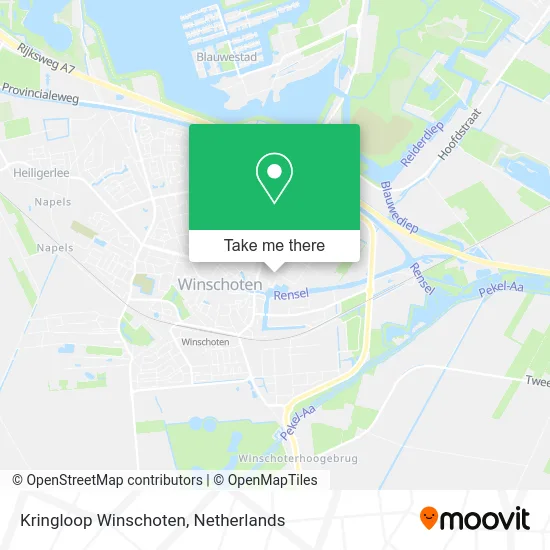 Kringloop Winschoten map