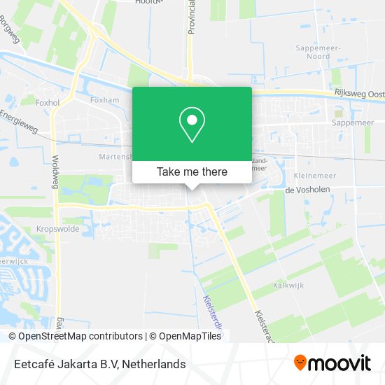 Eetcafé Jakarta B.V map