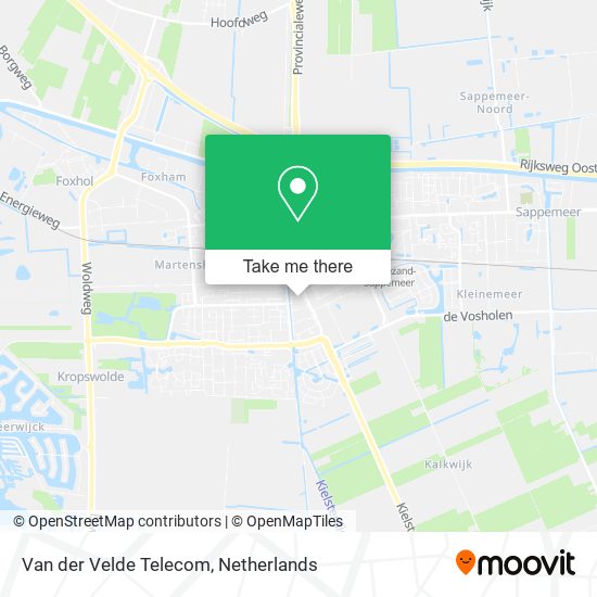 Van der Velde Telecom map