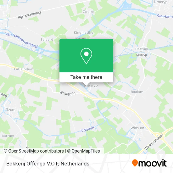 Bakkerij Offenga V.O.F map