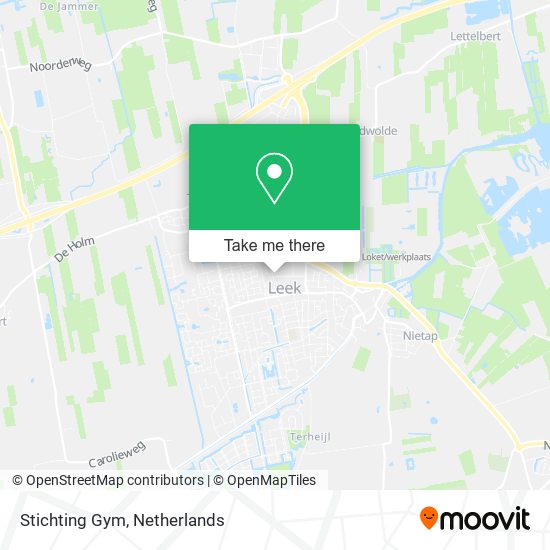 Stichting Gym map