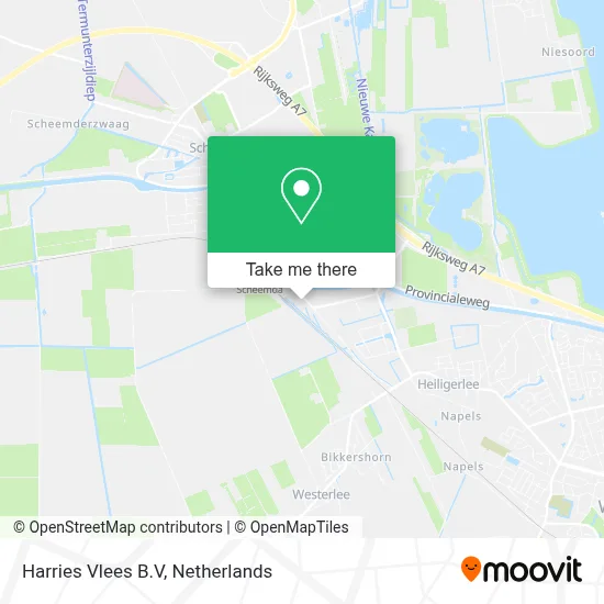 Harries Vlees B.V map