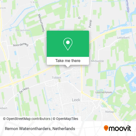 Remon Waterontharders map