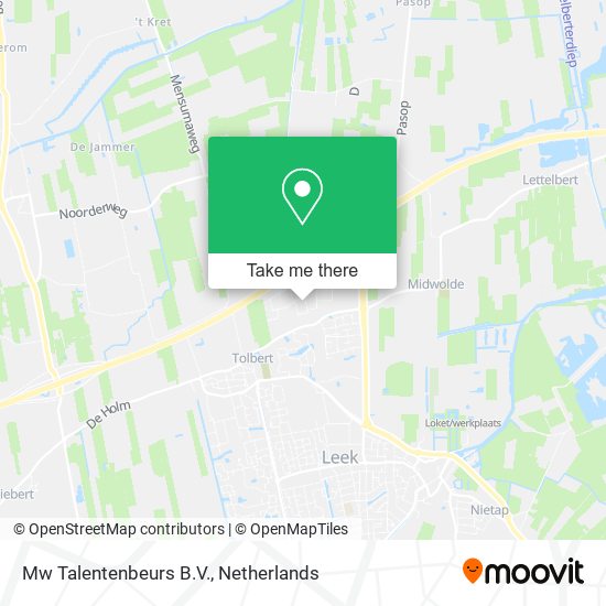 Mw Talentenbeurs B.V. map