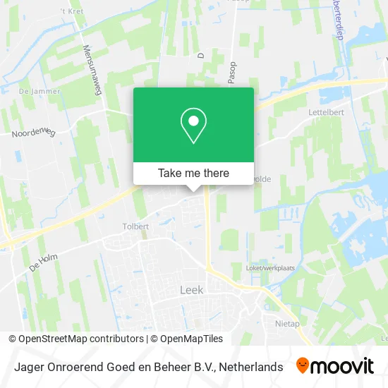 Jager Onroerend Goed en Beheer B.V. map