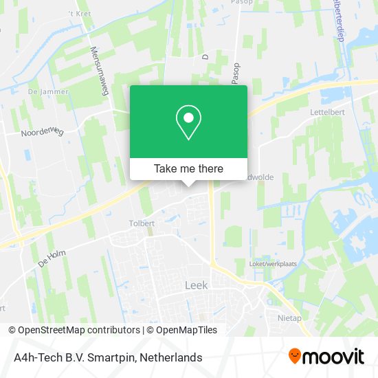 A4h-Tech B.V. Smartpin map