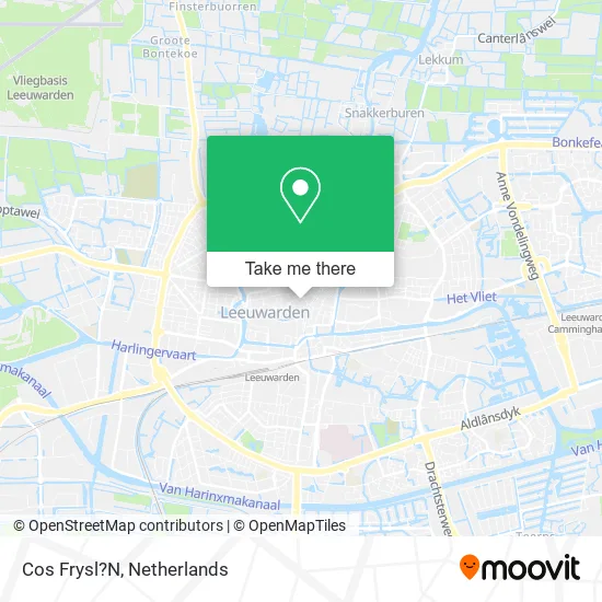 Cos Frysl?N map