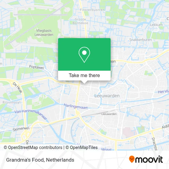 Grandma's Food map