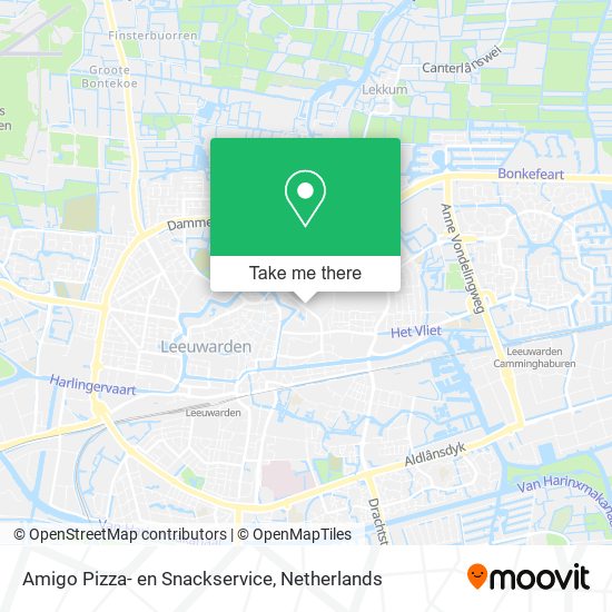 Amigo Pizza- en Snackservice map